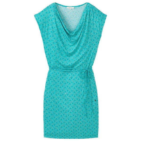 Tranquillo - Women's Kurzes Ecovero Kleid - Kleid Gr S türkis von Tranquillo