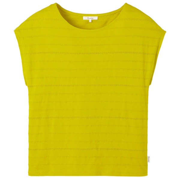 Tranquillo - Women's Lockeres Shirt aus Ajour-Jersey - T-Shirt Gr M gelb Tranquillo - Women's Lockeres Shirt aus Ajour-Jersey - T-Shirt Gr M gelb von Tranquillo