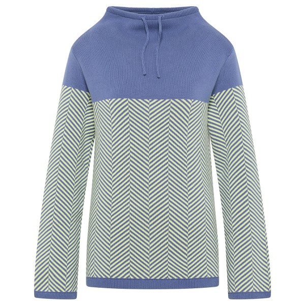 Tranquillo - Women's Rollkragenpullover - Pullover Gr S;XS grau;lila/rosa von Tranquillo