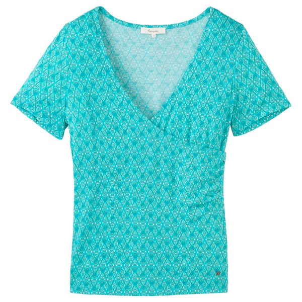 Tranquillo - Women's Shirt in Wickeloptik - T-Shirt Gr L türkis von Tranquillo