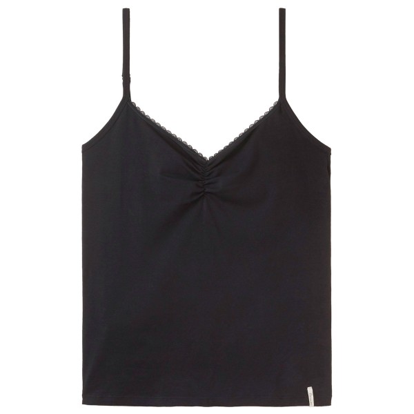 Tranquillo - Women's Spaghetti-Top mit Spitze - Top Gr M schwarz von Tranquillo