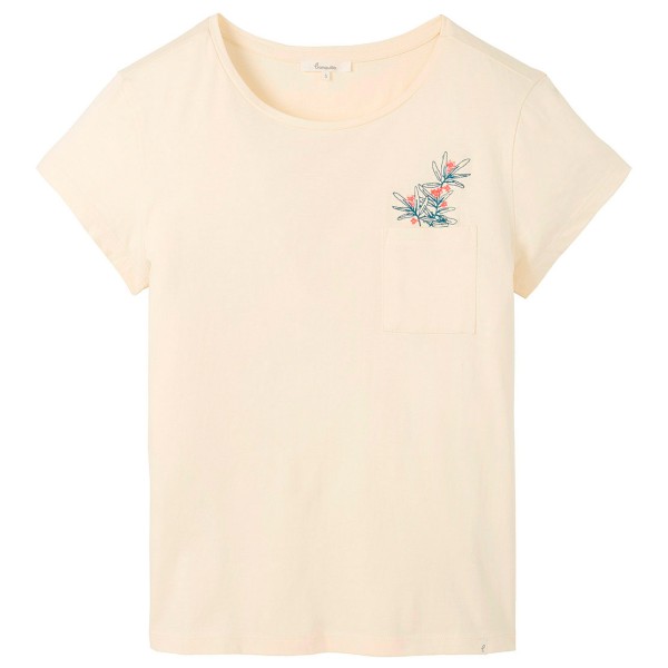 Tranquillo - Women's T-Shirt mit Stickerei - T-Shirt Gr S weiß von Tranquillo