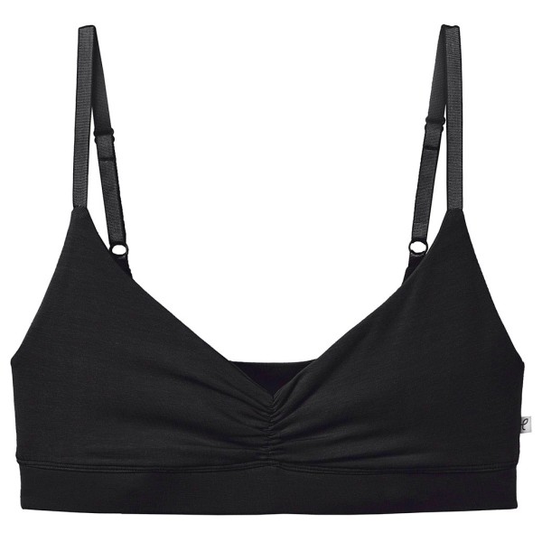 Tranquillo - Women's Tencel Gathered Bralette - Alltagsunterwäsche Gr L schwarz von Tranquillo