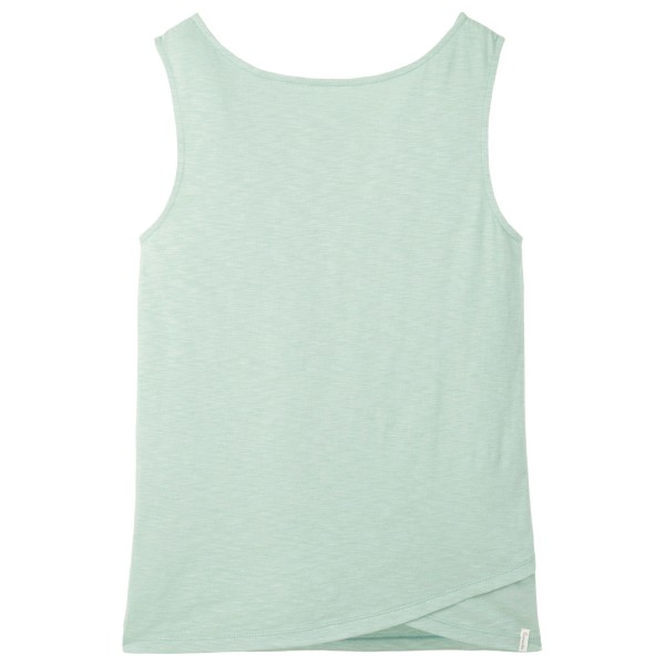 Tranquillo - Women's Top in Wickeloptik - Top Gr L grün/grau von Tranquillo