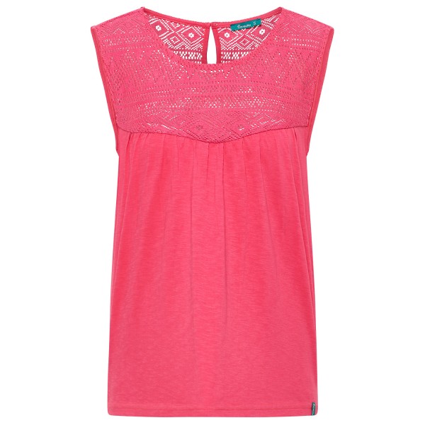 Tranquillo - Women's Top mit Spitzendetails - Top Gr L rosa von Tranquillo