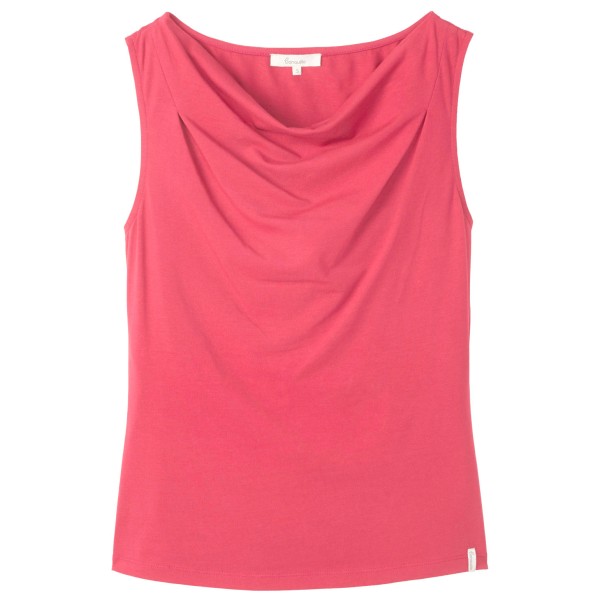 Tranquillo - Women's Top mit Wassserfallausschnitt - Top Gr L;M;S;XL gelb;rosa von Tranquillo