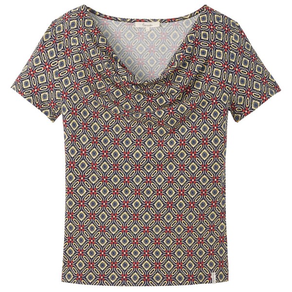 Tranquillo - Women's Wasserfall-Shirt - Kleid Gr L grau/braun von Tranquillo