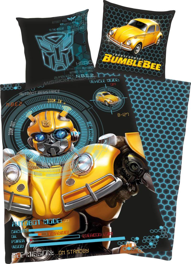 Transformers Kinderbettwäsche »Bumblebee«, mit coolem Motiv von Transformers