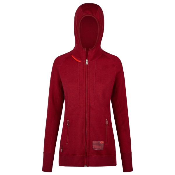 Transhumance - Women's Hoody - Merinohoodie Gr XS rot von Transhumance