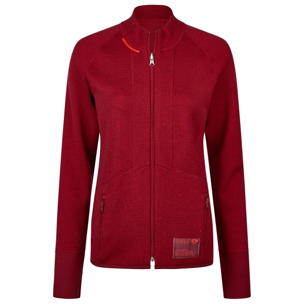 Transhumance - Women's Midlayer Jacke mit Zip - Merinojacke Gr L;M;XS rot von Transhumance