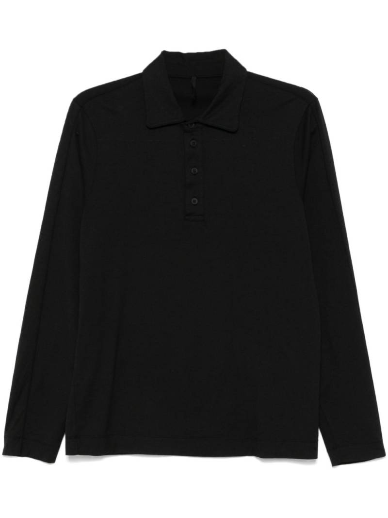 Transit cotton jersey polo shirt - Black von Transit