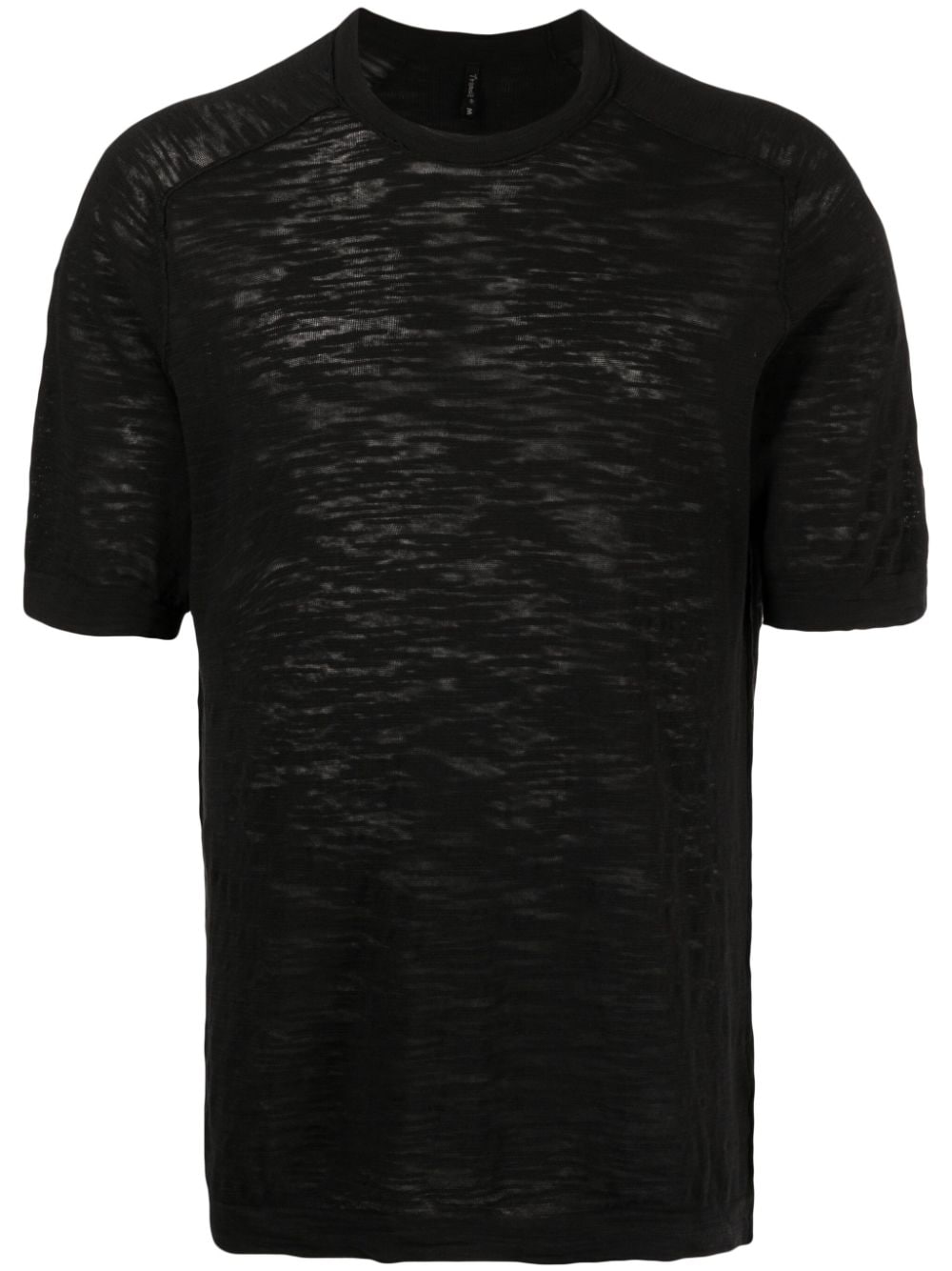 Transit crew-neck short-sleeved T-shirt - Black von Transit