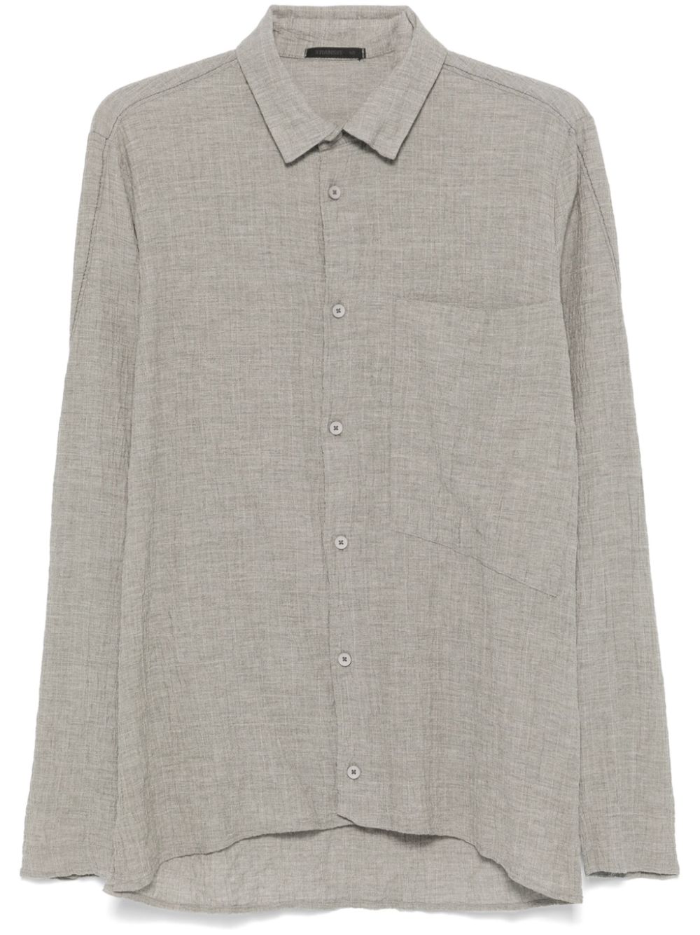 Transit crinkled shirt - Grey von Transit