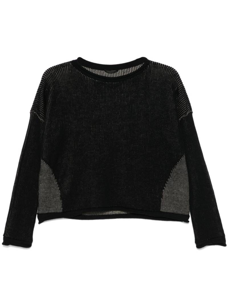 Transit cropped sweater - Black von Transit