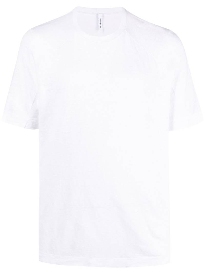 Transit mélange-effect crew-neck T-shirt - White von Transit