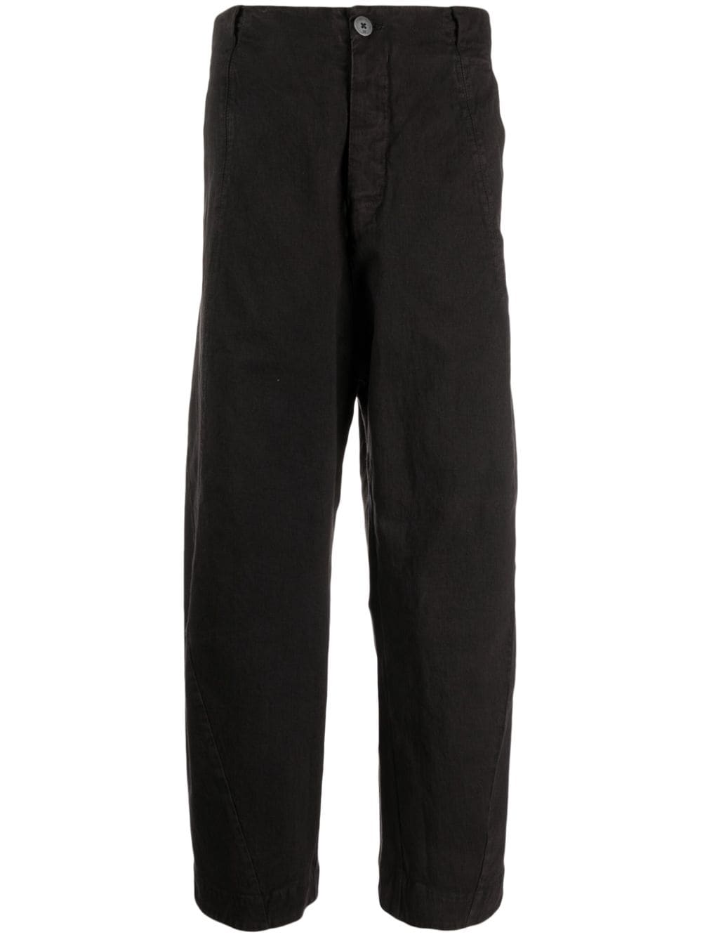 Transit mid-rise straight-leg trousers - Grey von Transit