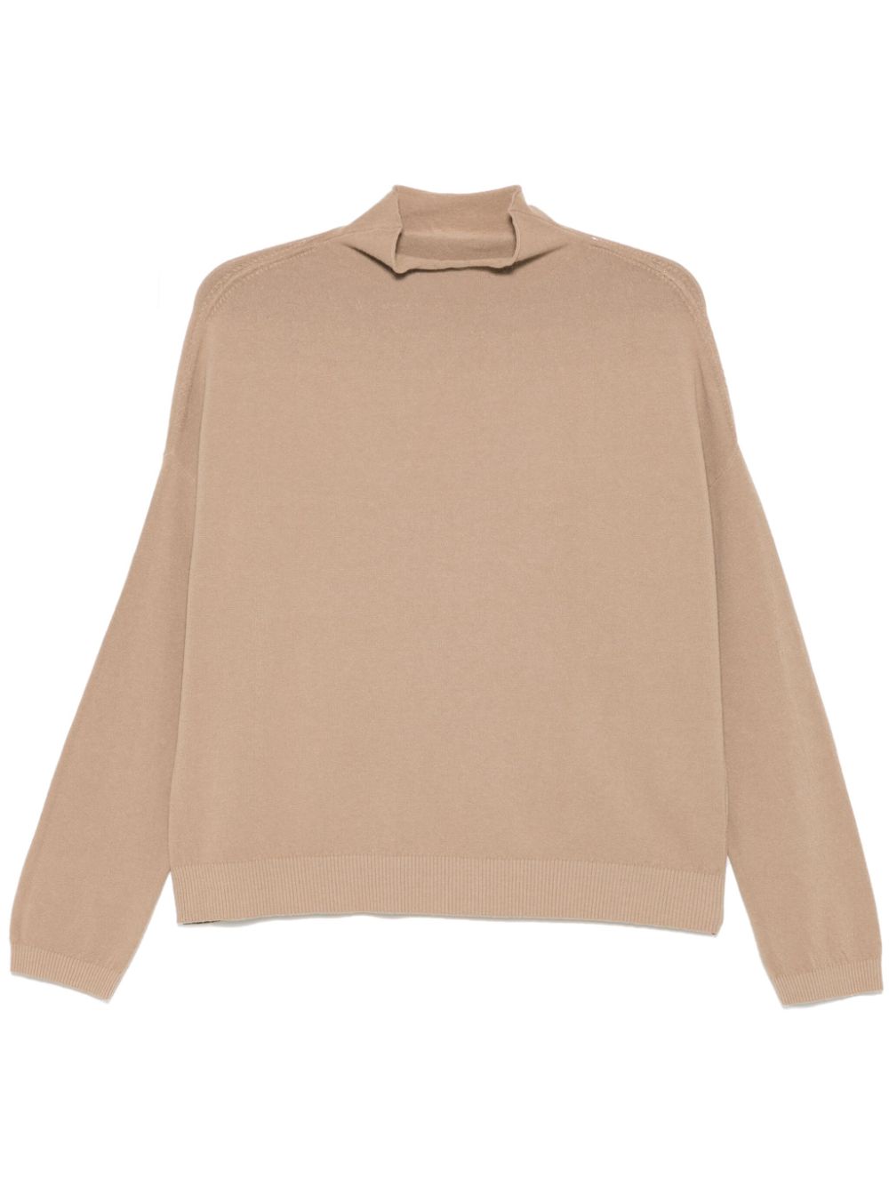 Transit mock-neck sweater - Brown von Transit