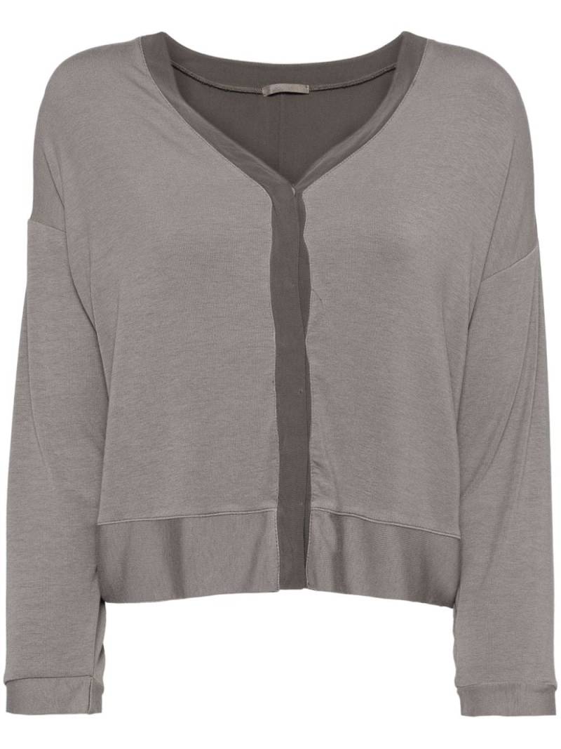 Transit panelled cardigan - Grey von Transit