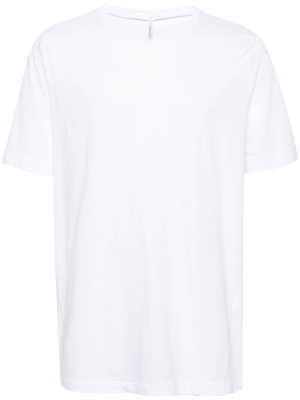 Transit panelled cotton T-shirt - White von Transit