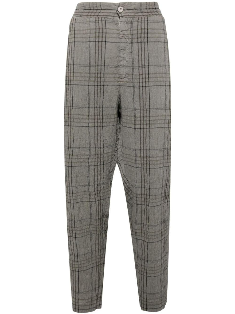 Transit plaid-check trousers - Neutrals von Transit