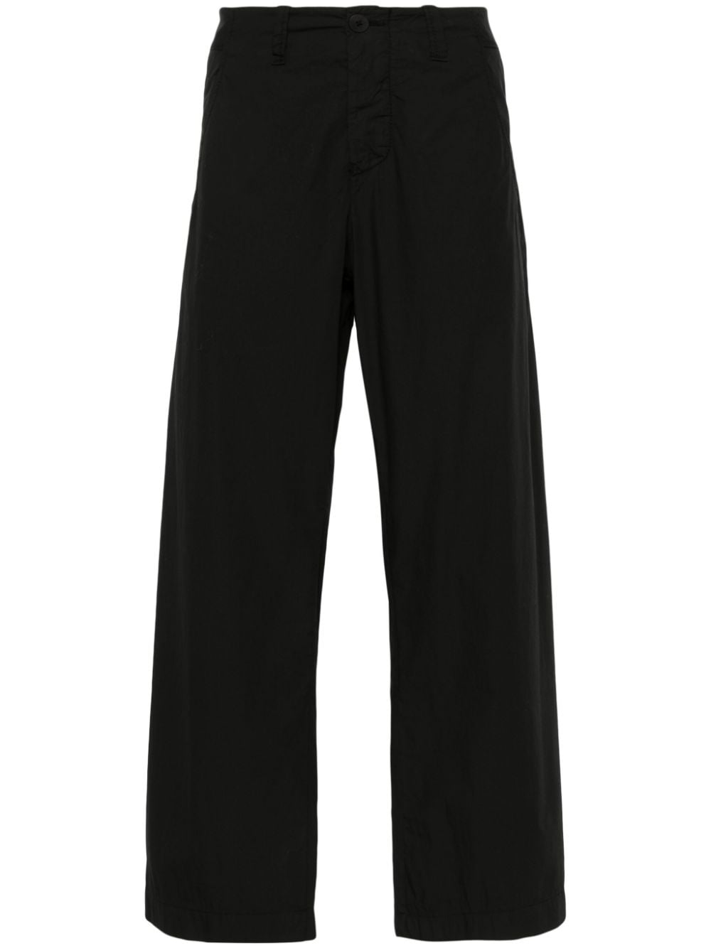 Transit poplin loose-fit trousers - Black von Transit