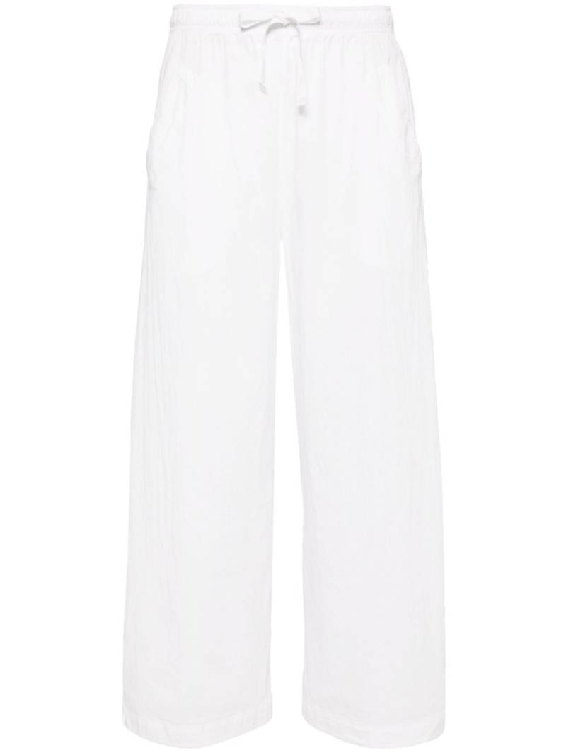 Transit poplin straight-leg pants - White von Transit