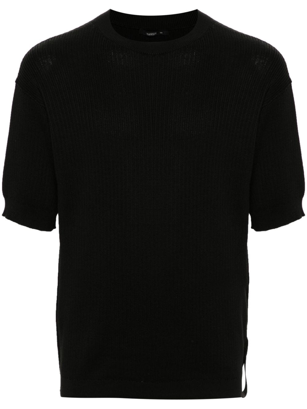 Transit ribbed-knit T-shirt - Black