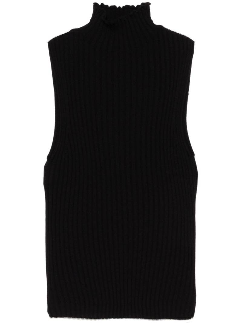 Transit ribbed-knit top - Black von Transit