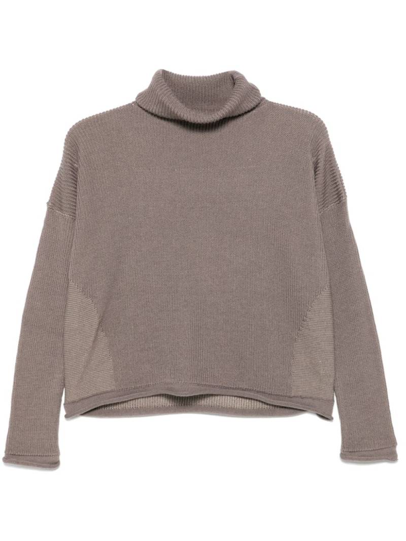 Transit roll-neck sweater - Brown von Transit