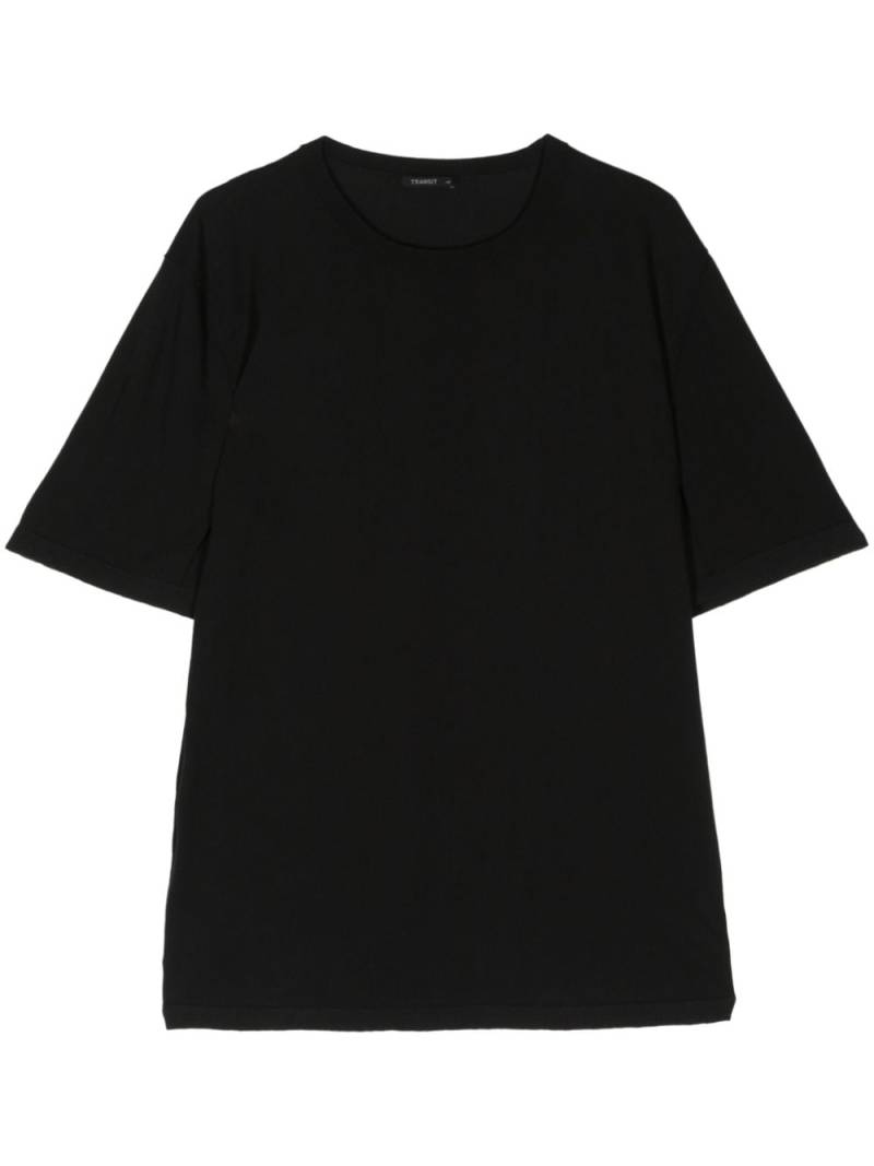 Transit round-neck cotton T-shirt - Black von Transit