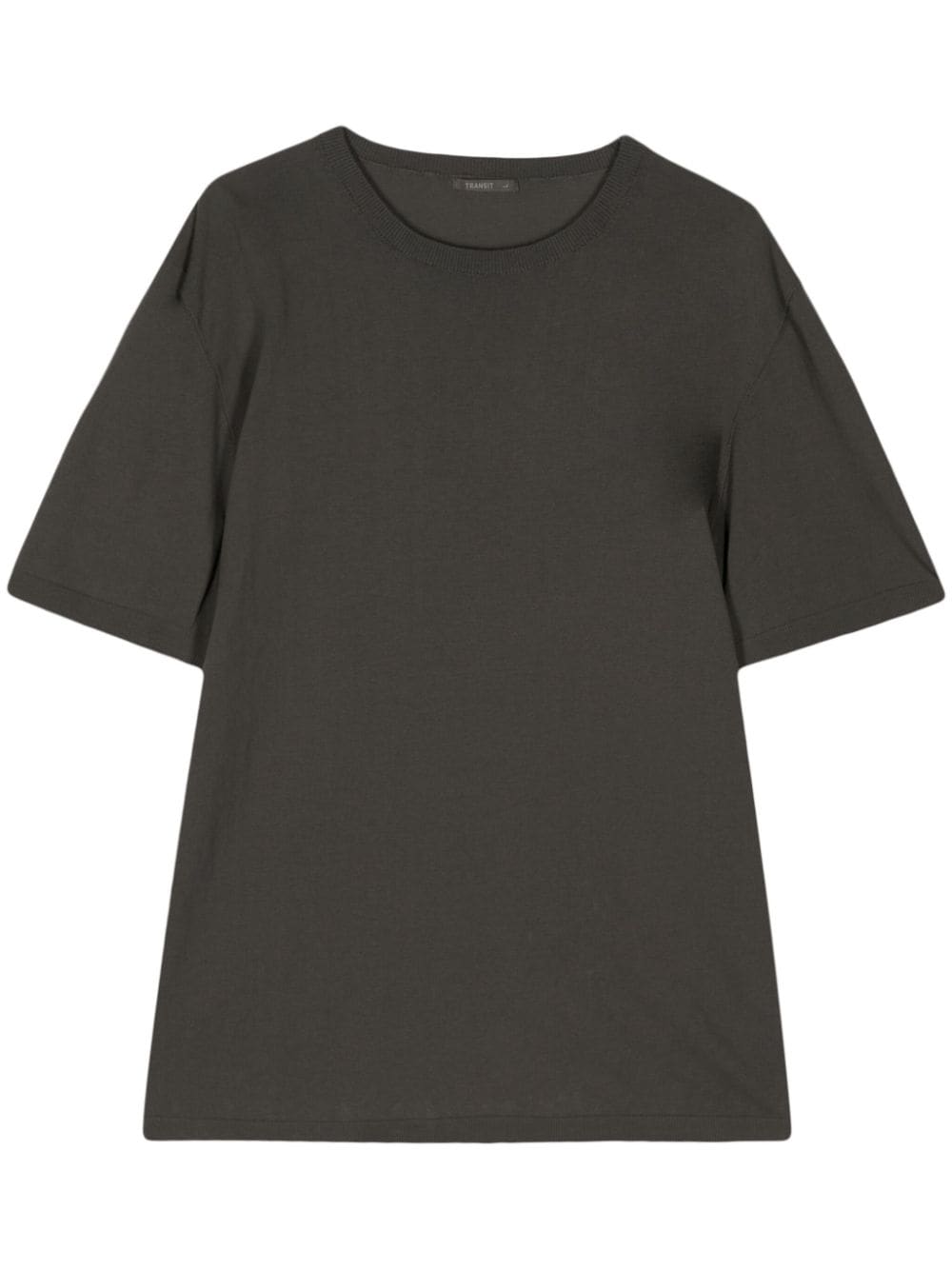 Transit round-neck cotton T-shirt - Grey von Transit