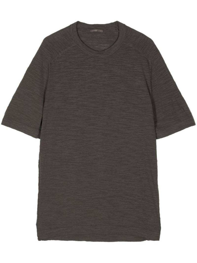 Transit round-neck cotton-blend T-shirt - Grey von Transit