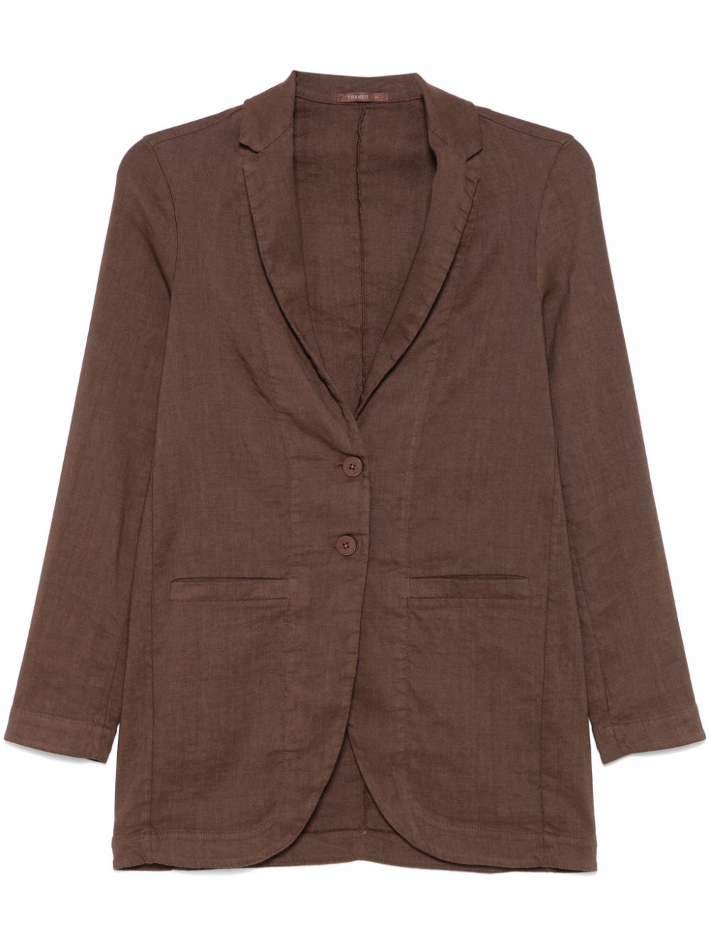 Transit single-breasted blazer - Brown von Transit