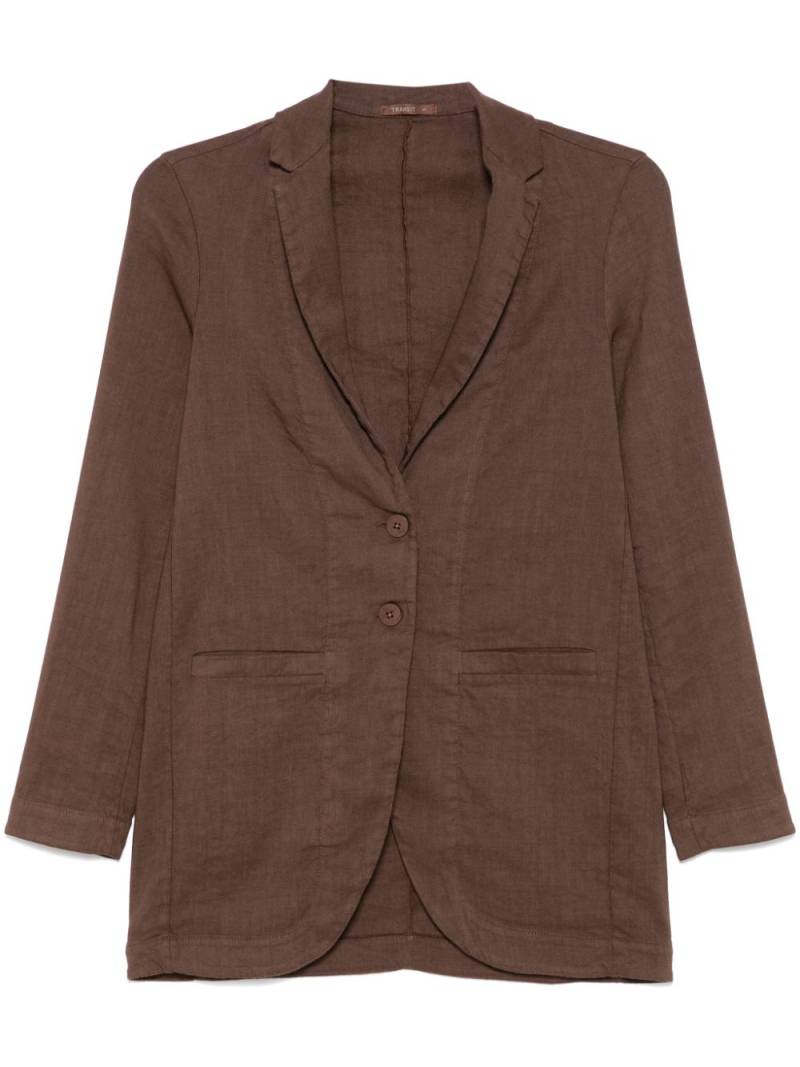 Transit single-breasted blazer - Brown von Transit