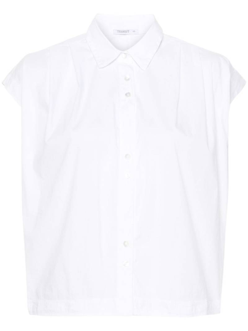 Transit sleeveless darted blouse - White von Transit