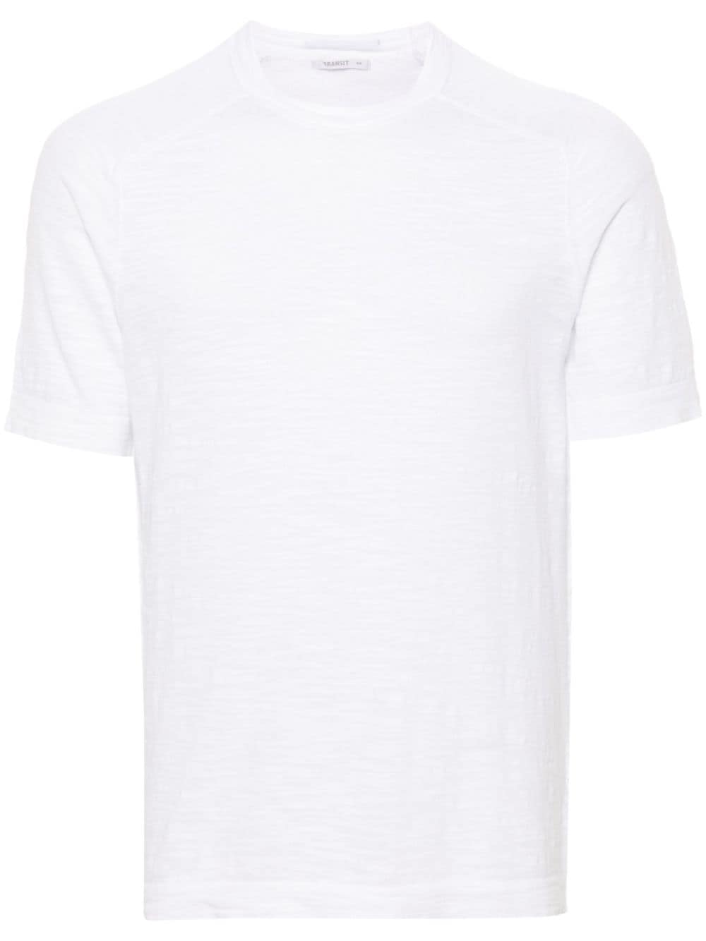Transit slub-texture T-shirt - White von Transit