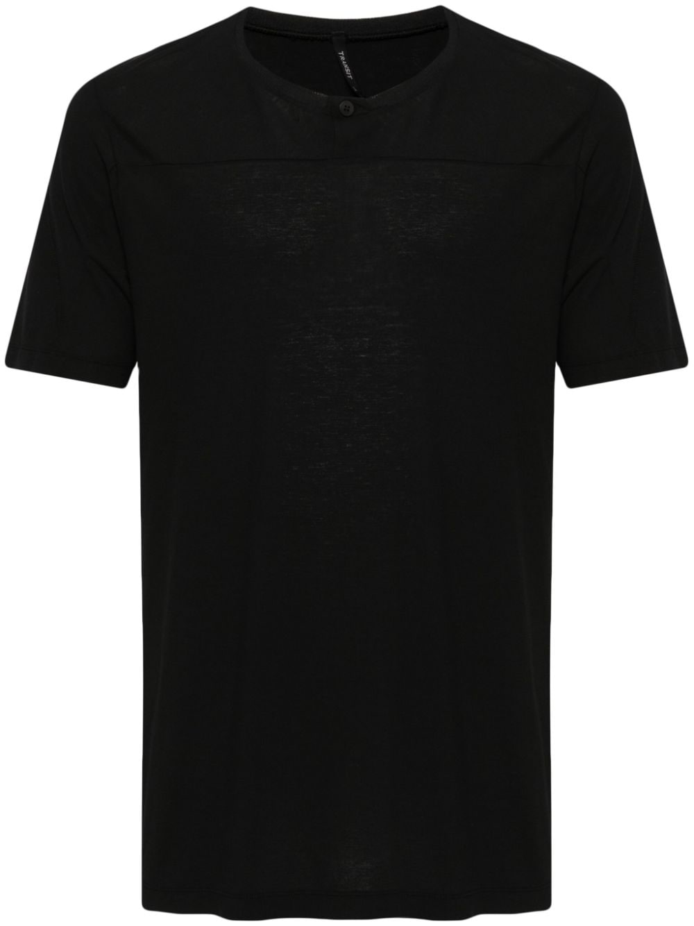 Transit stitched detailed t-shirt - Black