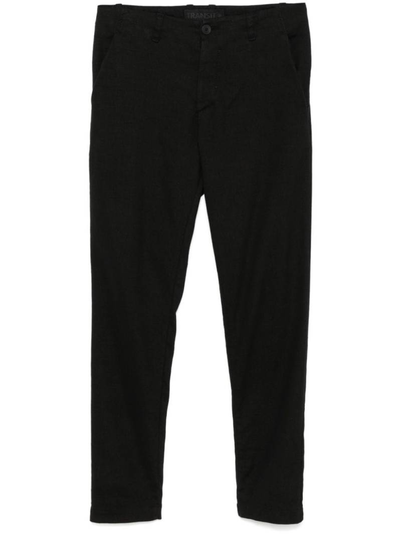 Transit stretch chino trousers - Black von Transit