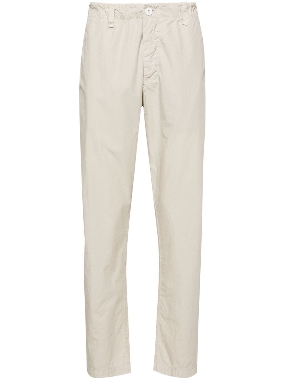 Transit tapered-leg cotton trousers - Neutrals von Transit