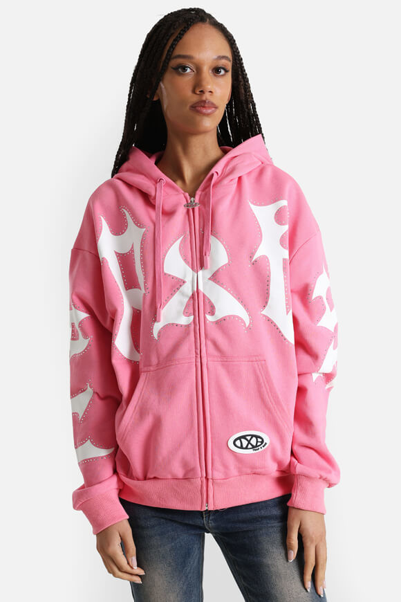 Trap X Bae Kapuzensweatjacke | Pink | Damen  | L von Trap X Bae