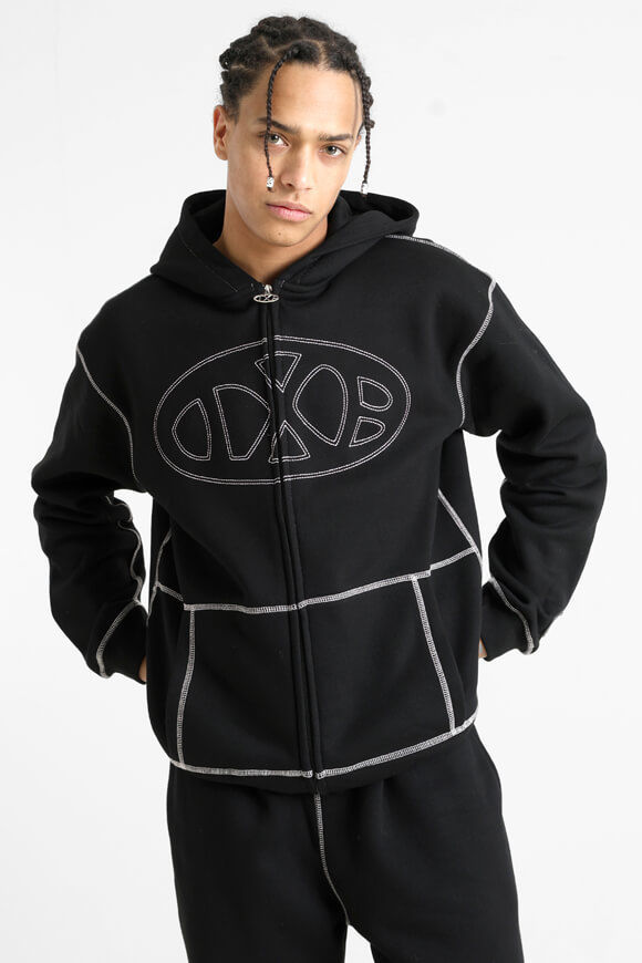 Trap X Bae Kapuzensweatjacke | Schwarz | Herren  | S von Trap X Bae