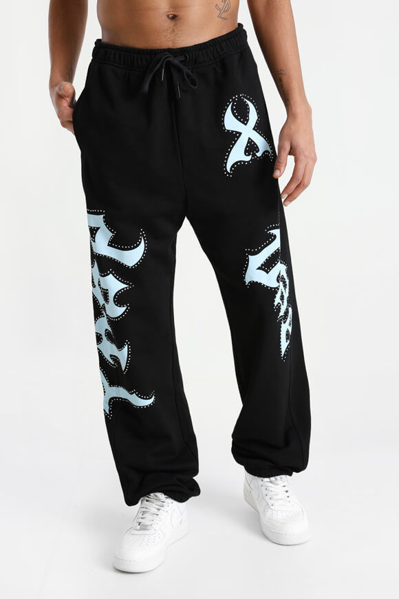 Trap X Bae Sweathose | Schwarz + Hellblau | Herren | L Trap X Bae Sweathose | Schwarz + Hellblau | Herren | L von Trap X Bae