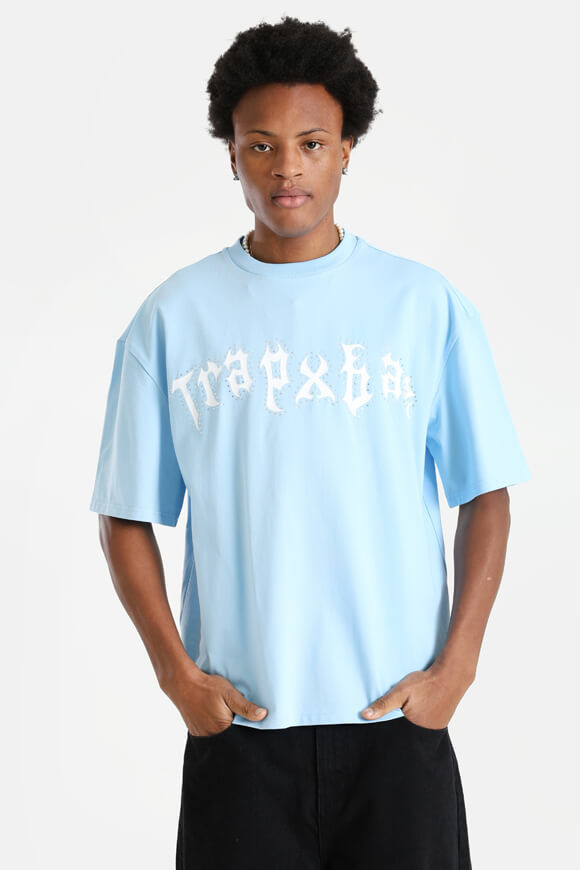 Trap X Bae T-Shirt | Hellblau | Herren  | L von Trap X Bae