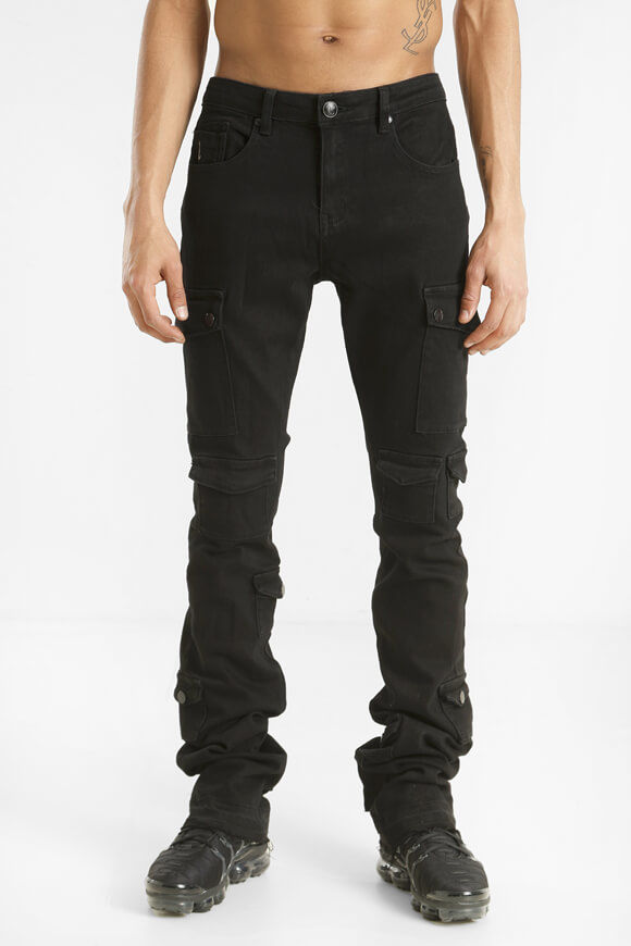 Trap Stacked Cargo Jeans | Schwarz | Herren  | 30 von Trap