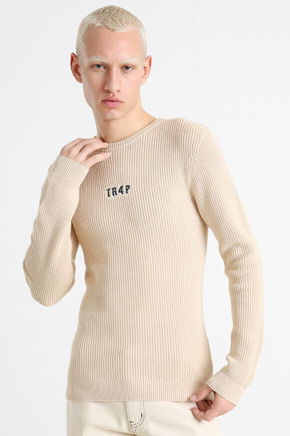 Trap Strickpullover | Hellbeige | Herren  | L von Trap