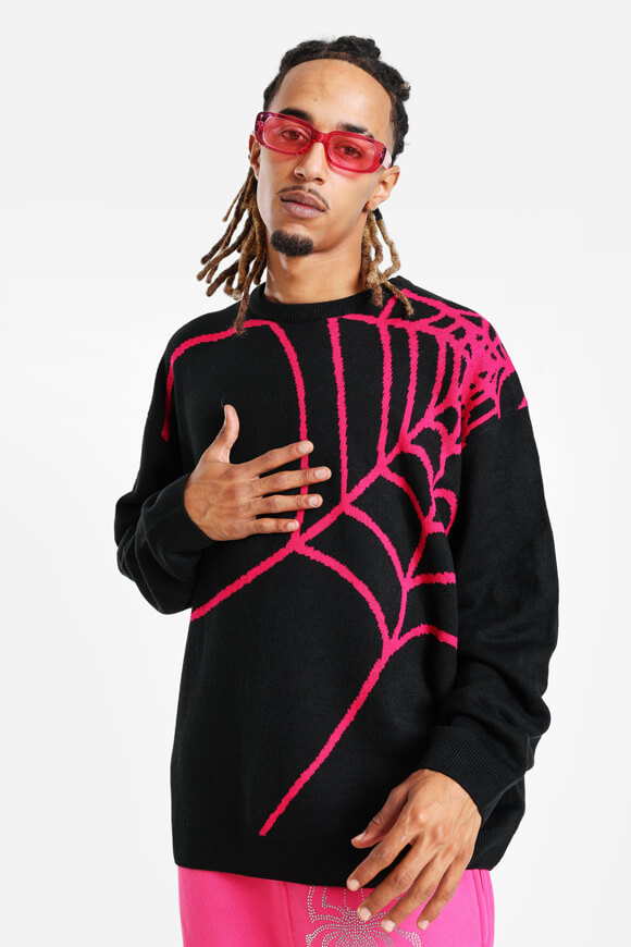 Trap Strickpullover | Schwarz + Pink | Herren  | L von Trap