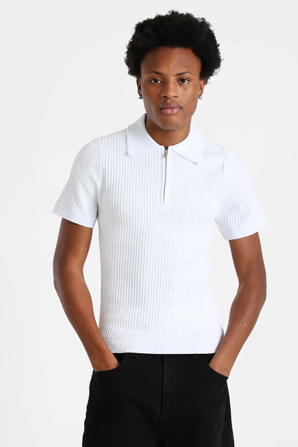 Trap Strukturiertes Poloshirt | Weiss | Herren  | L von Trap