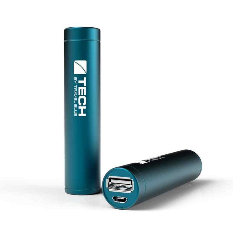 Power Bank 2600 in Hellblau von Travel Blue