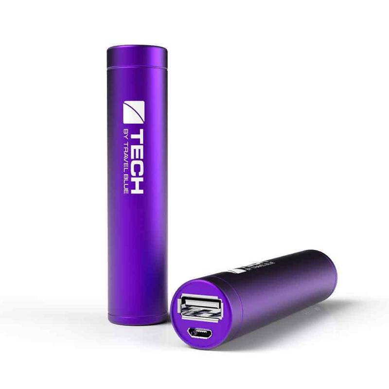 Power Bank 2600 in Violett von Travel Blue