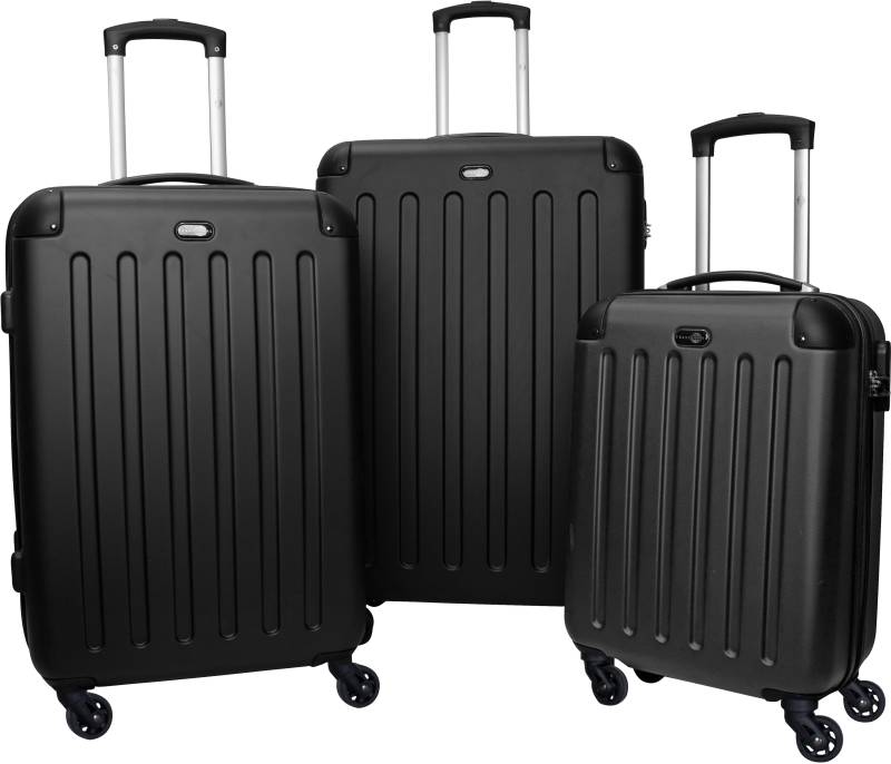 Travel Pal Trolleyset »Austin«, (3 tlg.), Kofferset Reisegepäck Hartschalen-Trolley-Set mit Zahlenschloss von Travel Pal